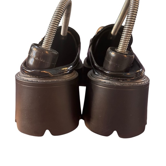 Azalea Wang Peggy Black Vegan Patent Leather Flatform Oxfords – Women’s Sz 10 - Picture 5 of 9